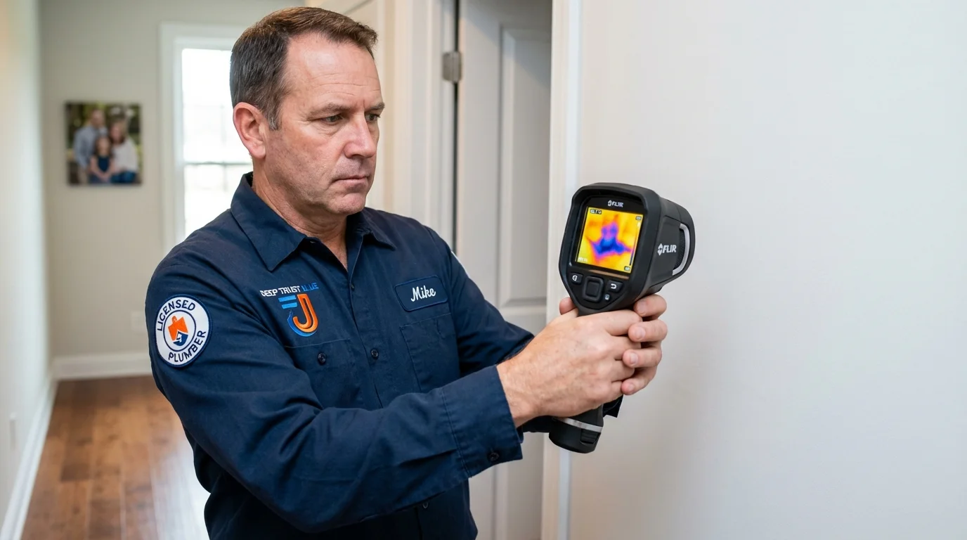 Thermal imaging leak detection by Johns Plumbing LLC in Eminence